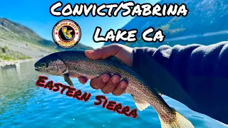 Convict Lake / Sabrina Lake CA | Eastern Sierra | ultralight Trout Fishing | Mini Jigging for trout