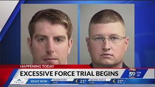 Excessive force trial begins for IMPD officers