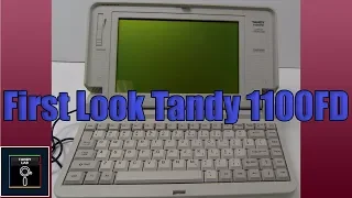 Tandy 1100 FD First Look - Tandy Lab!