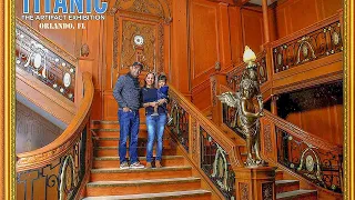 el museo del titanic en Orlando fl...recorrido completo