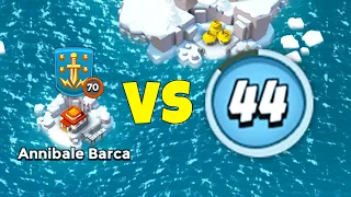 Defeating players 25+ levels higher than me in Boom Beach...