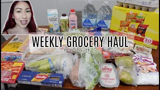 Weekly Grocery Haul & Meal Ideas for the week! | $125 Groceries Budget