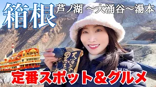 【日帰り１万円箱根旅行】フリーパスで行く、芦ノ湖・大涌谷・箱根湯本！