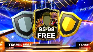 TOTS 95-98 Free in Division Rivals Points and Pack Opening in FC Mobile 24!!