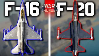 F-20 Vs F-16A Battle Of Twins | WarThunder