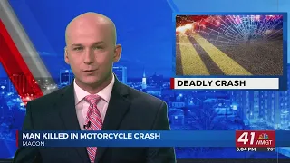 Motorcycle accident leaves Macon man dead