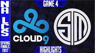 Cloud 9  vs TSM Highlights Game 4 - 2017 NA LCS Spring Finals - C9 vs TSM G4