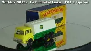 Matchbox Cars 1964   MB 25 c  Bedford Petrol Tanker    #adultdiecast