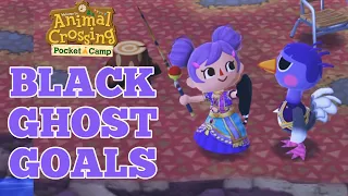 BLACK GHOST GOALS| Animal Crossing Pocket Camp