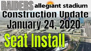 Las Vegas Raiders Allegiant Stadium Construction Update 01 24 2020