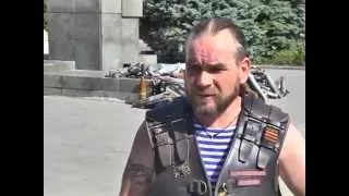 8/8/2015 Ночные Волки Донбасс доставили в Первомайск гуманитарную помощь.