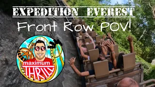 [4K] EXPEDITION EVEREST Front Row POV | DISNEY’S ANIMAL KINGDOM