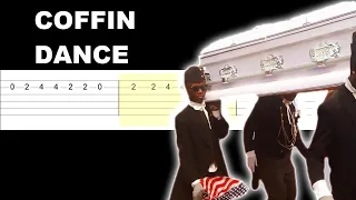 Coffin Dance Meme Song (Easy Guitar Tabs Tutorial)