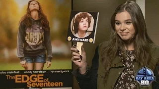 HAILEE STEINFELD INTERVIEW gets "AWKWARD!" THE EDGE OF SEVENTEEN SAN FRANCISCO STARVING VIDEO