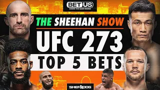 Top 5 Bets - UFC 273: Volkanovski vs. Korean Zombie | Betting Tips / Picks / Predictions