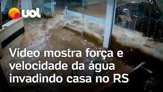 Rio Grande do Sul: vídeo mostra água invadindo e inundando hotel em poucos minutos; veja