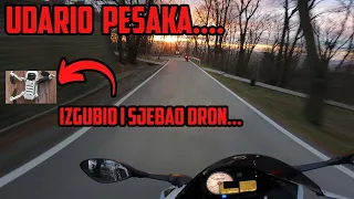 Udario sam Pesaka???!! Srusio i izgubio dron na Avali !!! Voznja sa Matijom.. Havarija vlog !!!