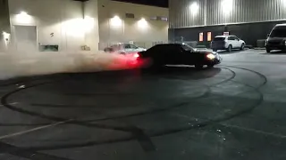 Mercedes W140 S600 BURNOUT!!!