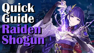 Quick Guide: Raiden Shogun In Less Than 30 Seconds
