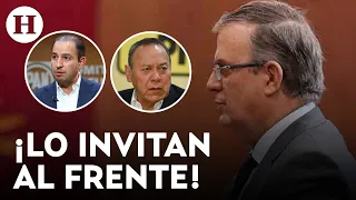 ¿Unirán fuerzas? Dirigentes del Frente Amplio por México invitan a Marcelo Ebrard al proyecto