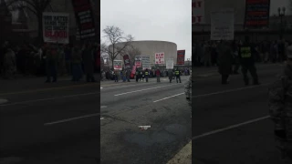 Protestors at Trump Inauguration
