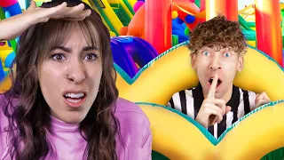 Epic Hide and Seek in World's Largest Bounce House!