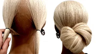 THE LIGHTEST BUN ON Thin HAIR.