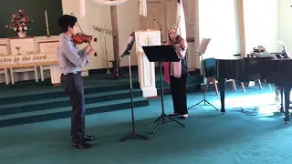 Concerto in G Major, 2 Violas (G.P. Telemann): Ben & Wendy, 2019