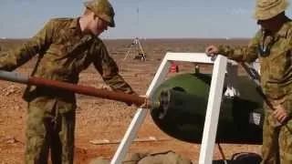 Laser Guided Rocket trial