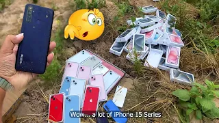 Wow!! i Found a lots of iPhone 15 & iPhone 15 Plus in The Landfill (Part 2) Restore Realme 5 Cracked