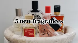 5 NEW FRAGRANCES IN MY COLLECTION | BACCARAT ROUGE 540, LE LABO, DIPTYQUE, PRADA, YSL, GLOSSIER