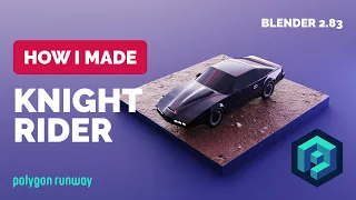 Knight Rider in Blender 2.83 - 3D Car Modeling Process