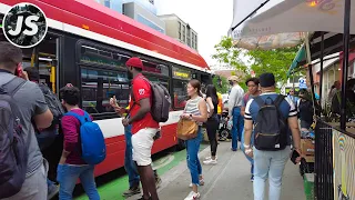 Toronto Subway Stabbing Aftermath and Midtown Storm Walk