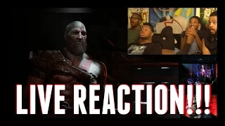 God Of War E3 2016 Trailer Live Reaction!