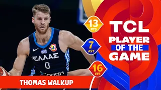 Thomas Walkup (13 PTS) | TCL Player Of The Game | JOR vs GRE  | FIBA Basketball World Cup 2023