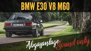 BMW E30 V8 SOUND | acceleration, revs, ALPINA exhaust | AWP