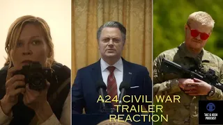 CIVIL WAR (2024) Official Trailer 2 REACTION@A24 #JessePlemons #AlexGarland