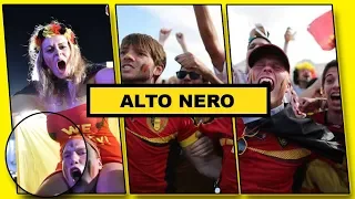 Belgium V Japan - Live Celebrations And Reaction On The Streets On Brussels Russia World Cup 2018