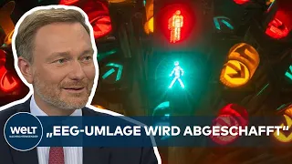 AMPEL-DEBATTE: Lindner über EEG-Umlage, zukünftige Finanzminister und Olaf Scholz | WELT Interview