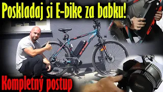 Vlastný elektrobicykel / KOMPLETNÁ INŠTALÁCIA / Krok za krokom