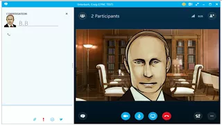 Поздравление с днём рождения для Руслана от Путина по скайпу