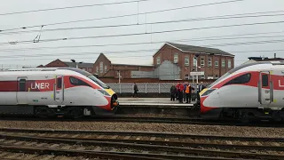 LNER 800's coupling up @ Doncaster, ECML (07/10/2019)