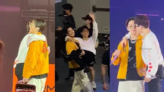 Jikook Moment PTD CONCERT at LAS VEGAS D-2 | Jungkook carrying Jimin !!!!!