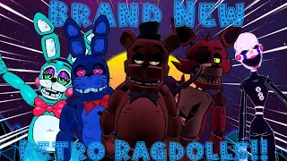 Gmod FNAF || Brand New RETRO FNAF Ragdolls!!!