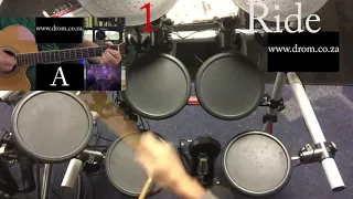 ACHY BREAKY HEART DRUM GUITAR TUTORIAL HANS DROM