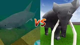 Great White Shark Vs. All Modded Creatures!! - Survival Craft 2