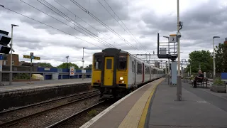 317343 317508 passing Hackney Downs towards Stansted Airport 06/07/2022