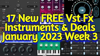 17 Best New FREE VST Plugins, Vst Instruments, Sample Packs & New Year Deals - JANUARY 2024 Week 3