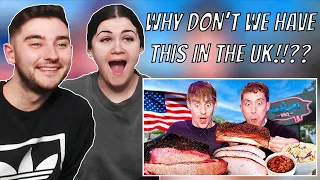 British Couple Reacts to Brit’s try Louisiana BBQ for the first time!!