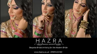 Asian Bridal Makeup | Purple Winged Smokey Eyes | Hazra Makeup Artistry